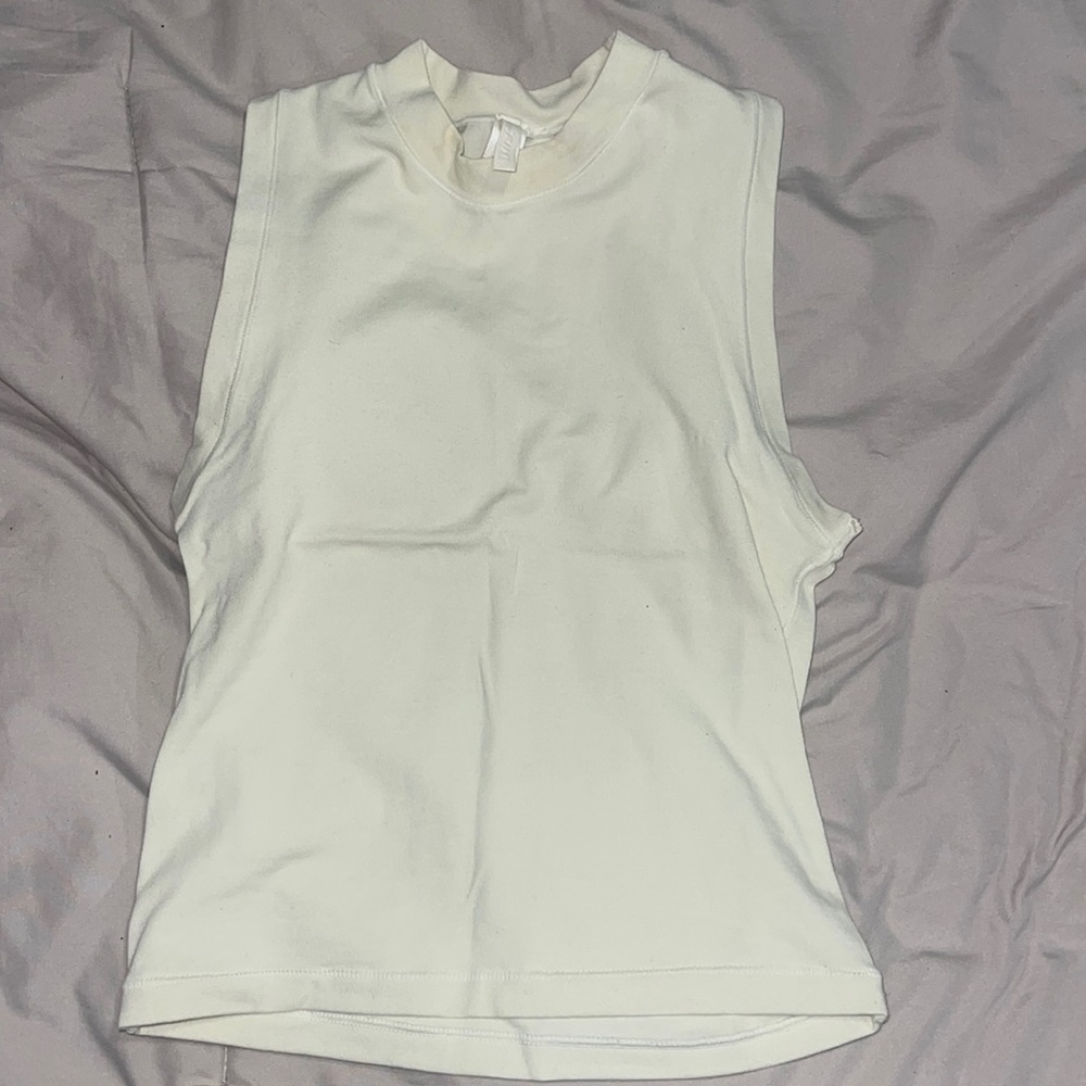 Skims cotton jersey mock neck